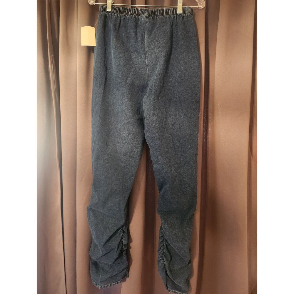 Vintage Denim 24/7 Elastic Waist Blue Jeans 18W NWT Deadstock Plus Classic Mom